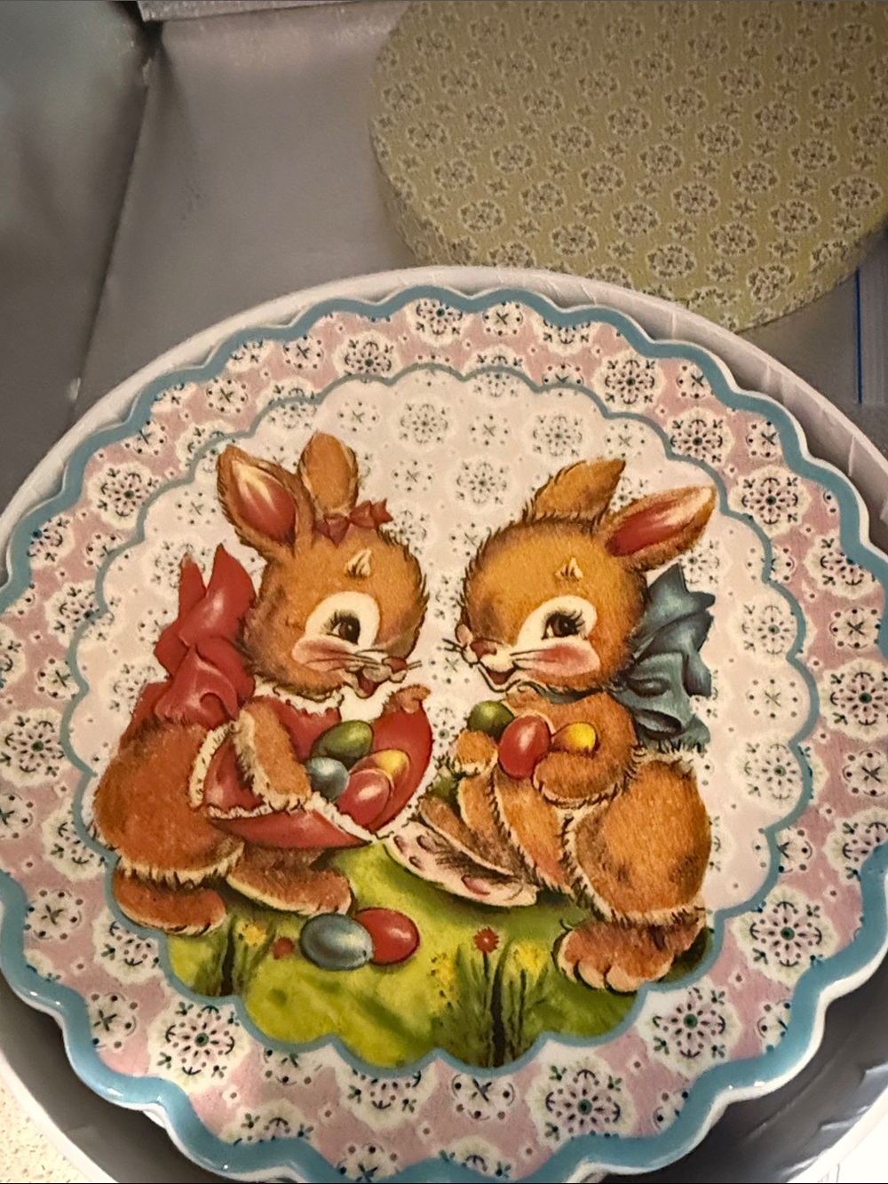 NWT Mr Cottontail Collection of 6 Adorable Easter themed Plates